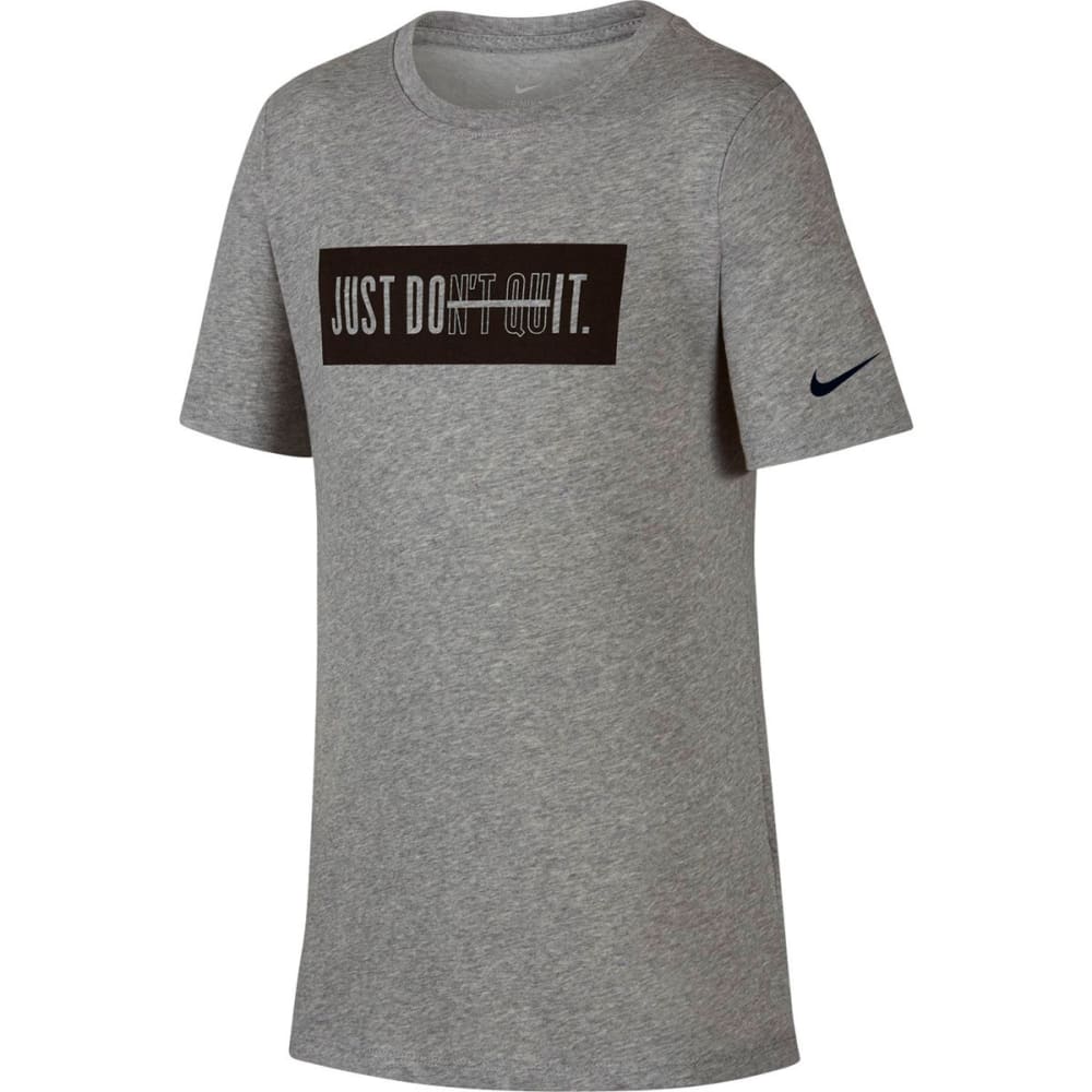 NIKE Big Boys' Dry Just Don't Quit Training Short-Sleeve Tee XS