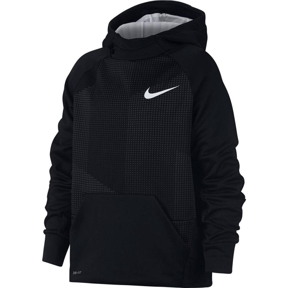 NIKE Big Boys' Therma AOP Leg-A-See Pullover Hoodie M