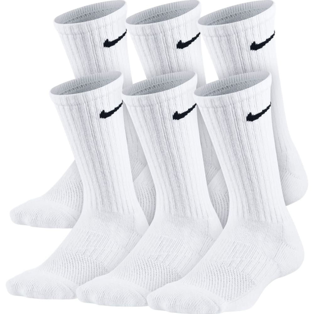 NIKE Boys' Performance Cushioned Crew Training Socks, 6-Pack - Bob’s Stores