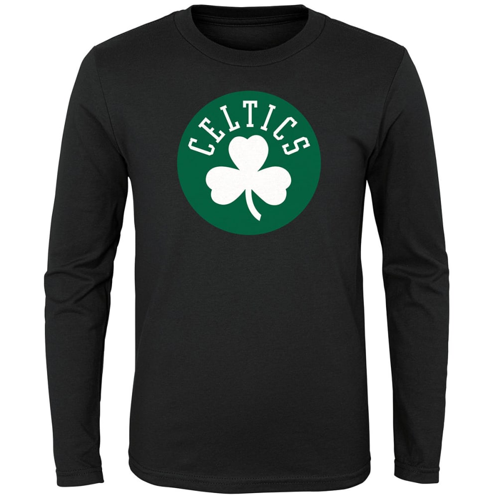 BOSTON CELTICS Boys' Primary Logo Long-Sleeve Tee S