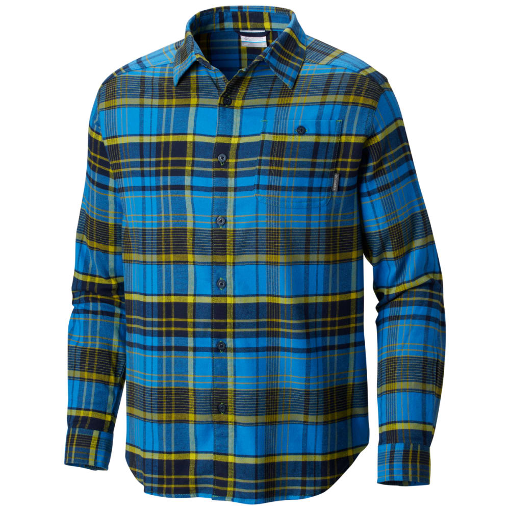 COLUMBIA Men's Cornell Woods Flannel Long-Sleeve Shirt M