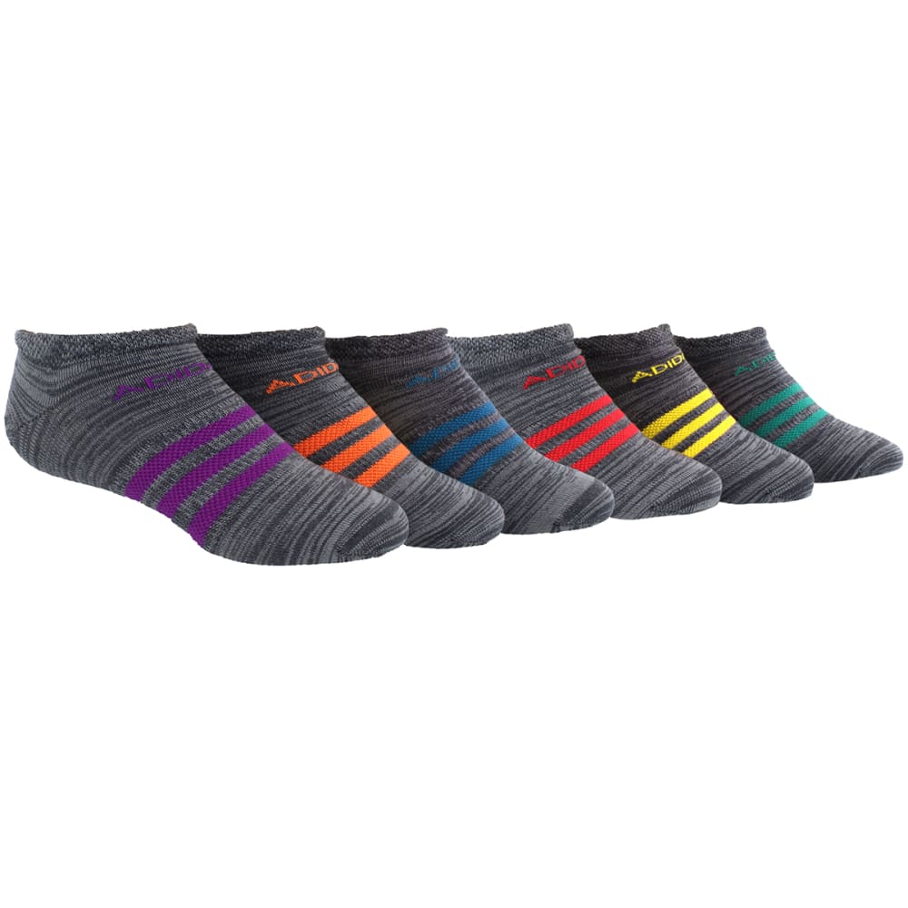 ADIDAS Girls' Climalite Superlite No-Show Socks, 6-Pack M