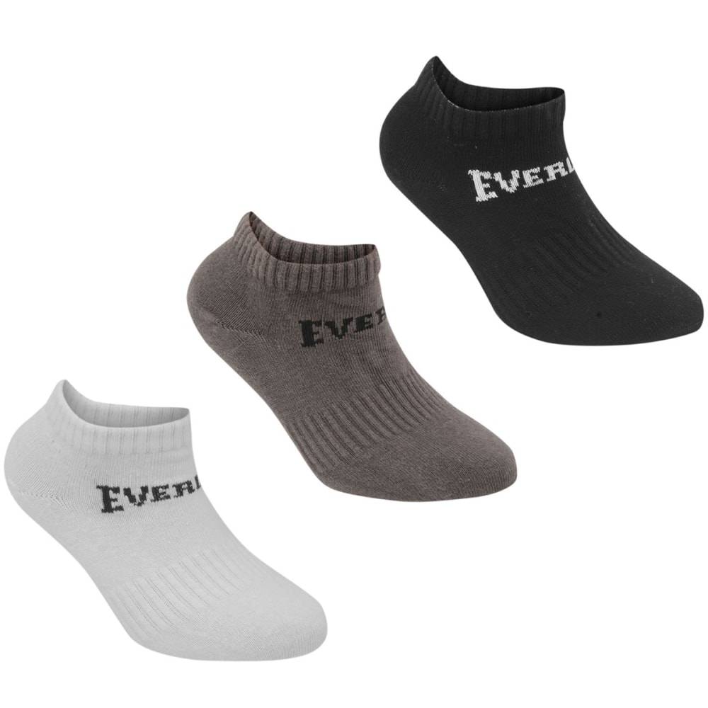 EVERLAST Men's Quarter Socks, 3-Pack 8-12