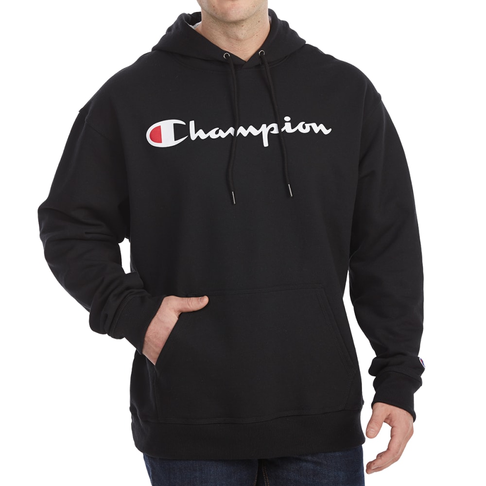 CHAMPION Men's Powerblend Script Logo Pullover Hoodie - Bob’s Stores