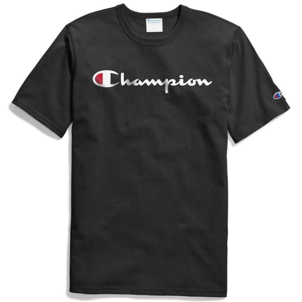 CHAMPION Men's Script Logo Graphic Jersey Short-Sleeve Tee - Bob’s Stores