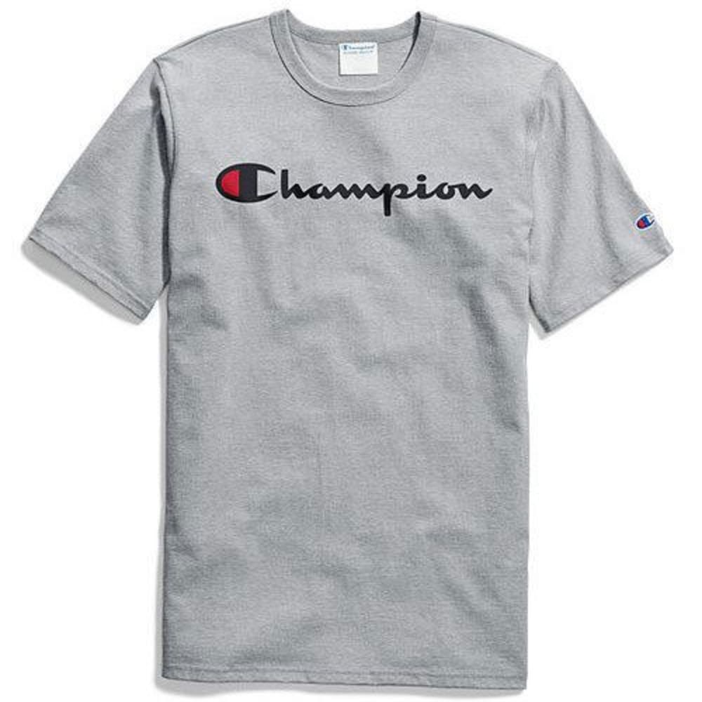 CHAMPION Men's Script Logo Graphic Jersey Short-Sleeve Tee S