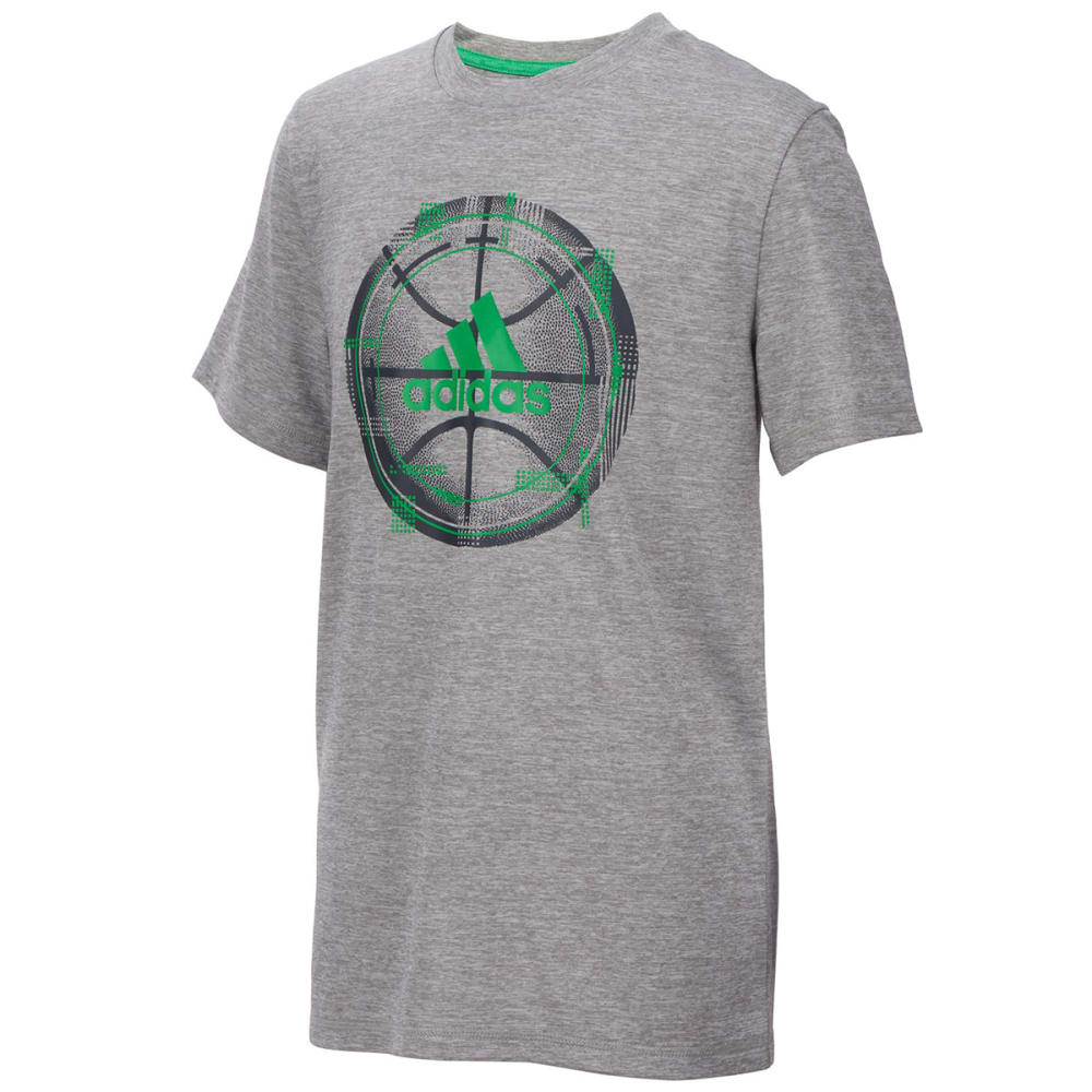 ADIDAS Big Boys' Abstract Ball Short-Sleeve Tee S