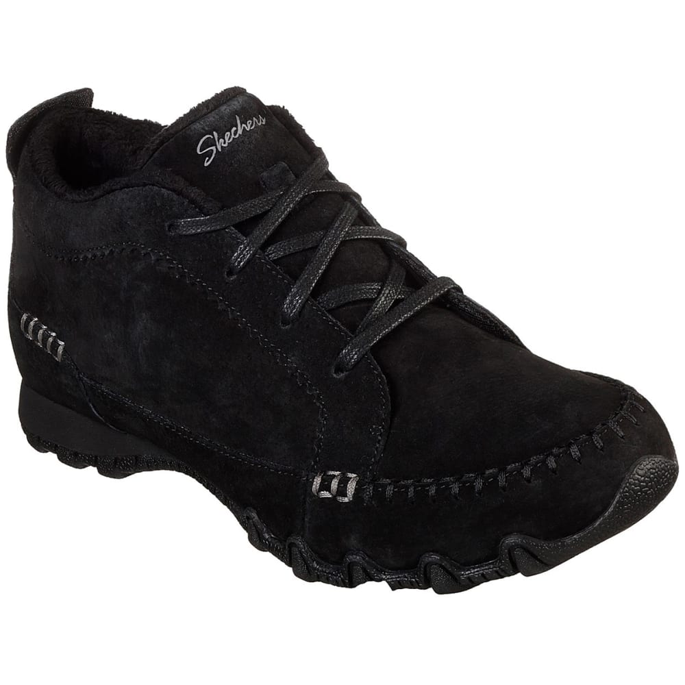 SKECHERS Women's Relaxed Fit BikersLineage Lace-Up Chukka Boots 6