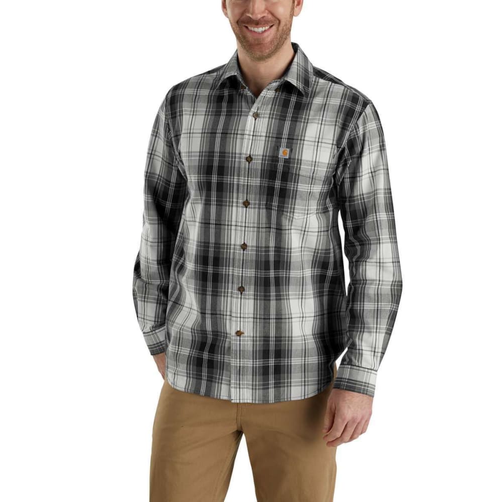 CARHARTT Men's Essential Plaid Long-Sleeve Shirt M