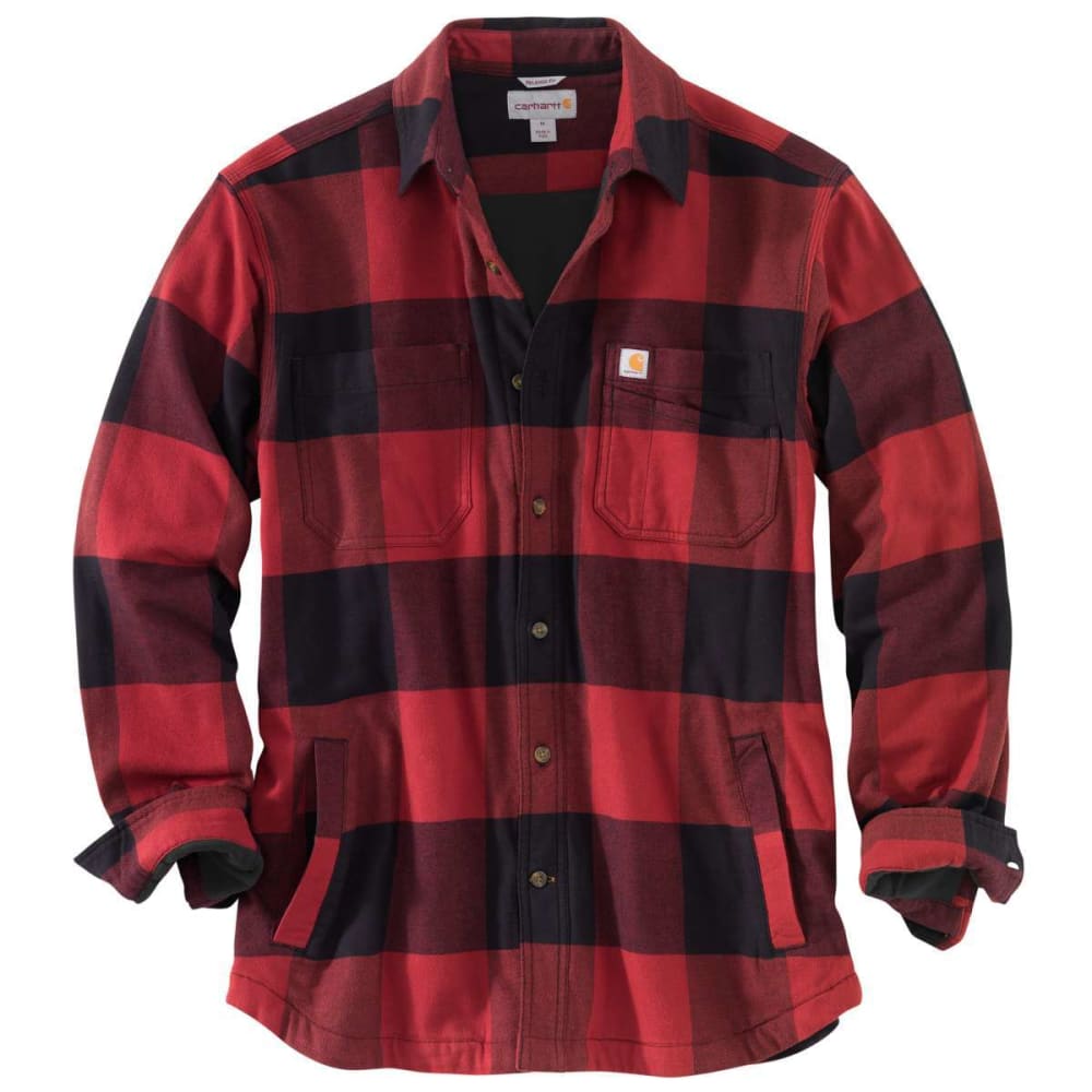 CARHARTT Men's Rugged Flex Hamilton Fleece-Lined Shirt Jacket - Bob’s ...