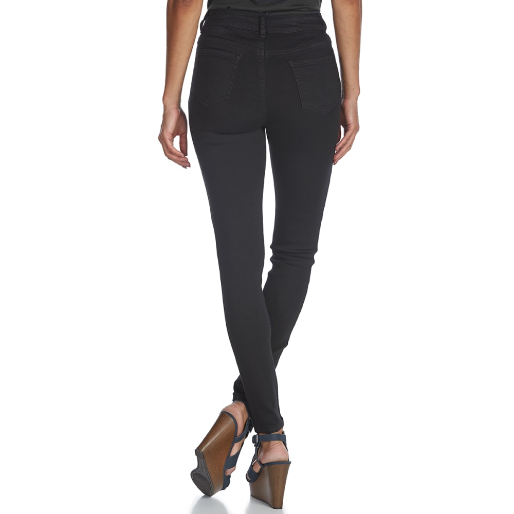 blue spice super high waist skinny jeans