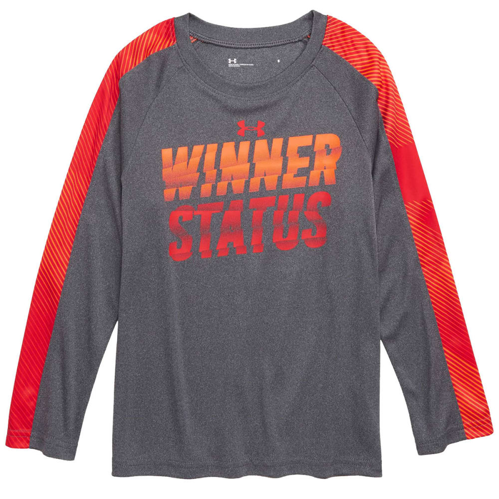 UNDER ARMOUR Little Boys' Winner Status Long-Sleeve Tee 4