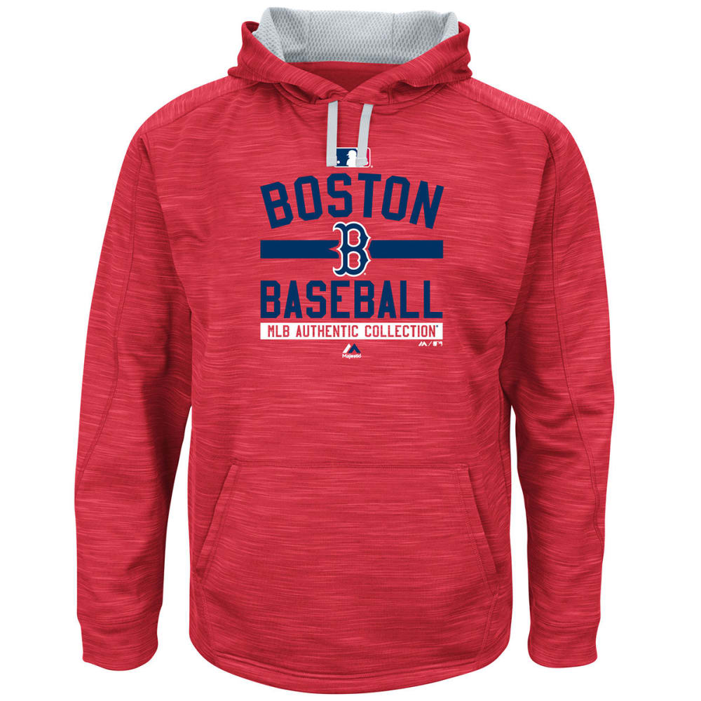 Boston Red Sox Sweater Pull Over Hoodie Majestic