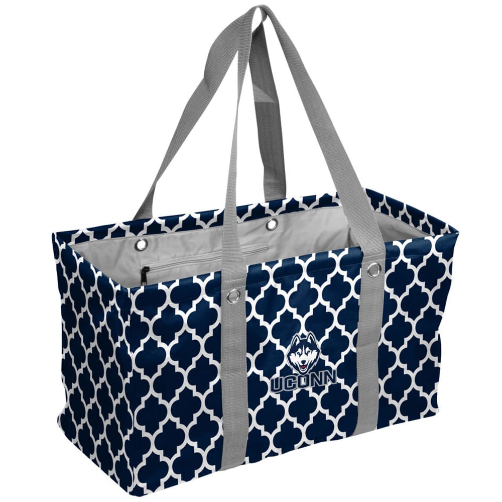 UCONN Quatrefoil Picnic Caddy Tote Bob’s Stores