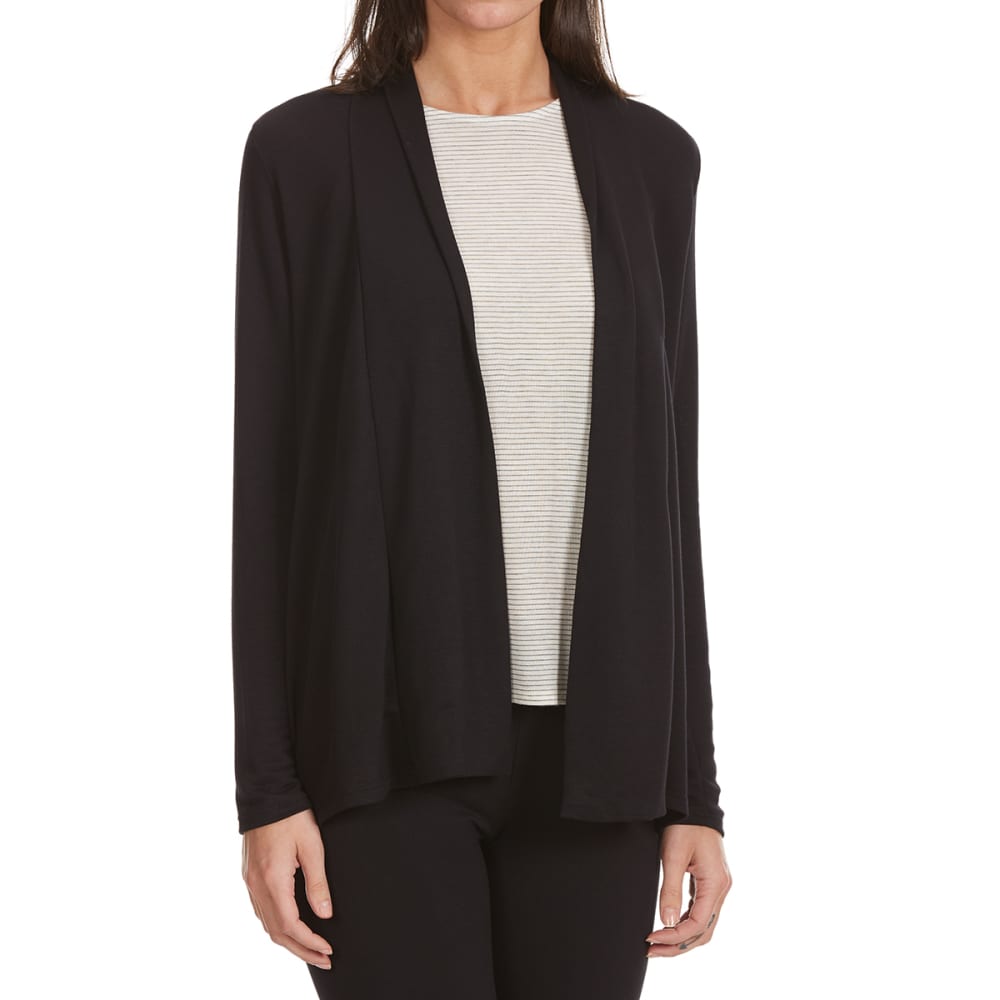 TRESICS FEMME Women's Straight Hem Long-Sleeve Cardigan S