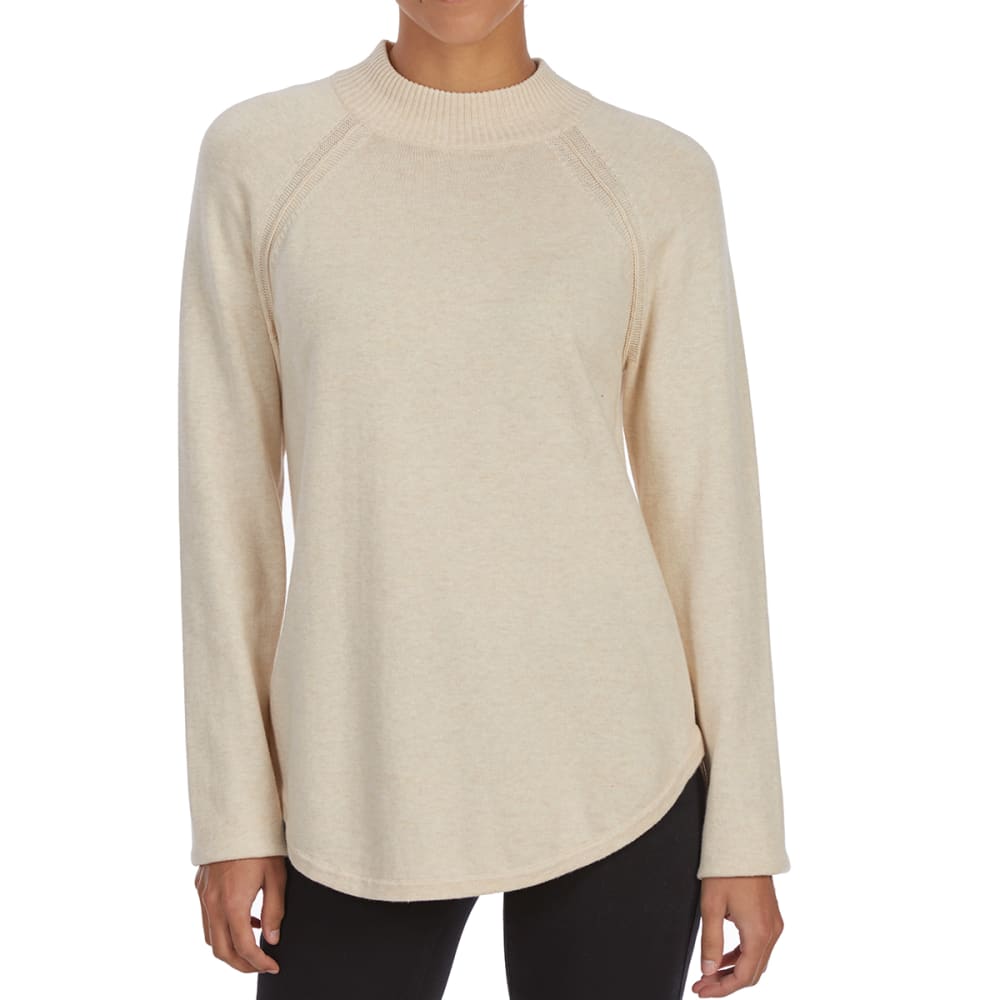 JEANNE PIERRE Women's Mock Neck Raglan Long-Sleeve Sweater - Bob’s Stores