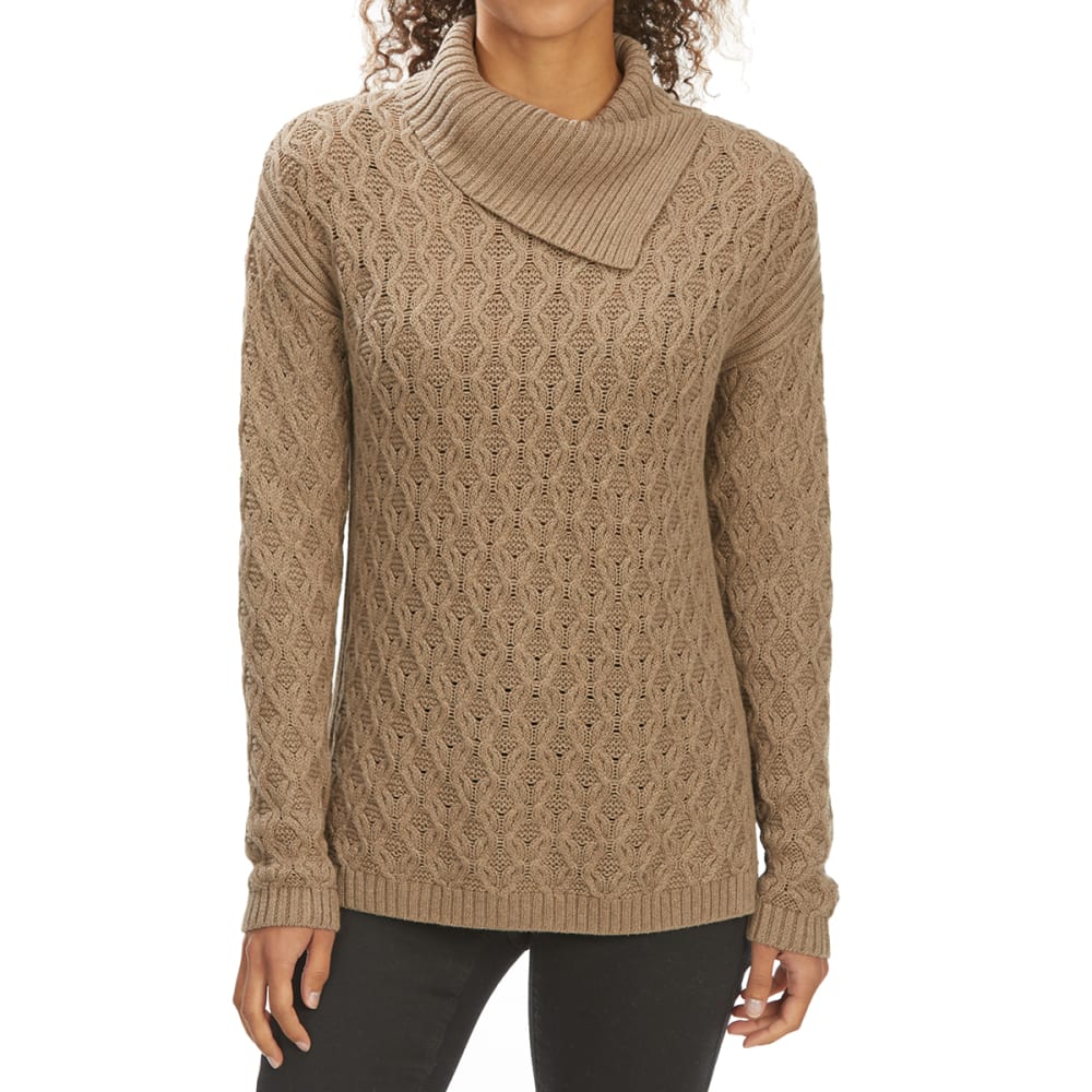 JEANNE PIERRE Women's Envelope Neck Fisherman Sweater - Bob’s Stores