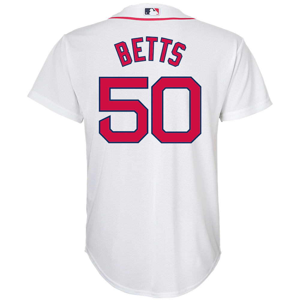 BOSTON RED SOX Big Boys' Mookie Betts 50 Name and Number ShortSleeve