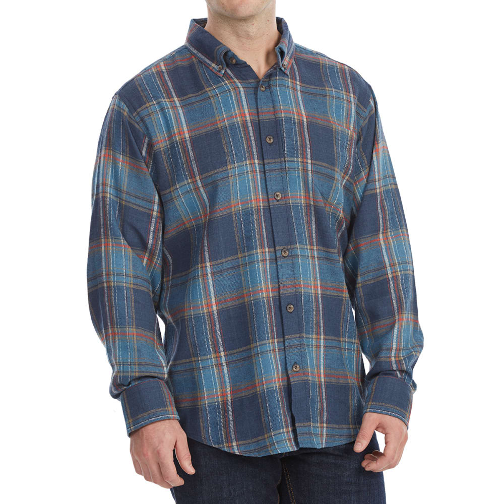 RUGGED TRAILS Men's Long-Sleeve Flannel Shirt - Bob’s Stores