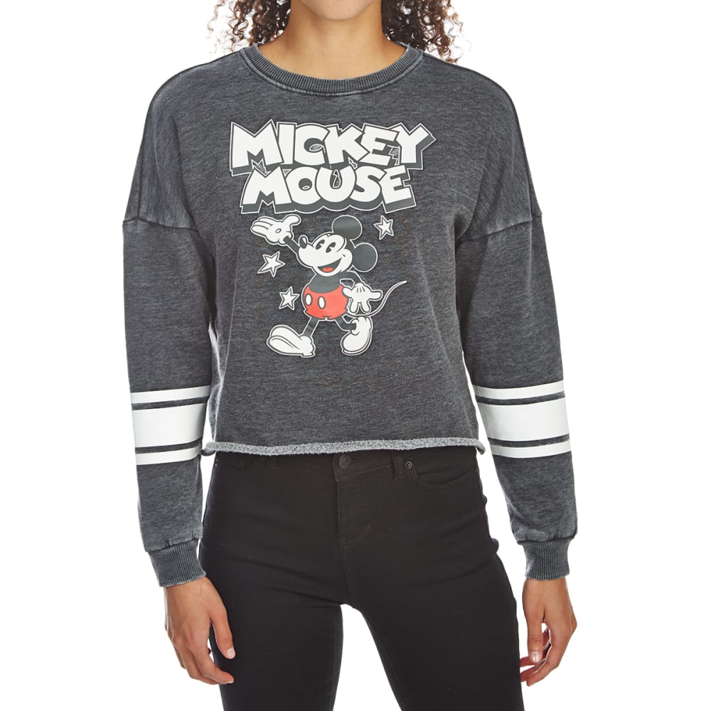 FREEZE Juniors' Mickey Burnout Fleece Pullover M