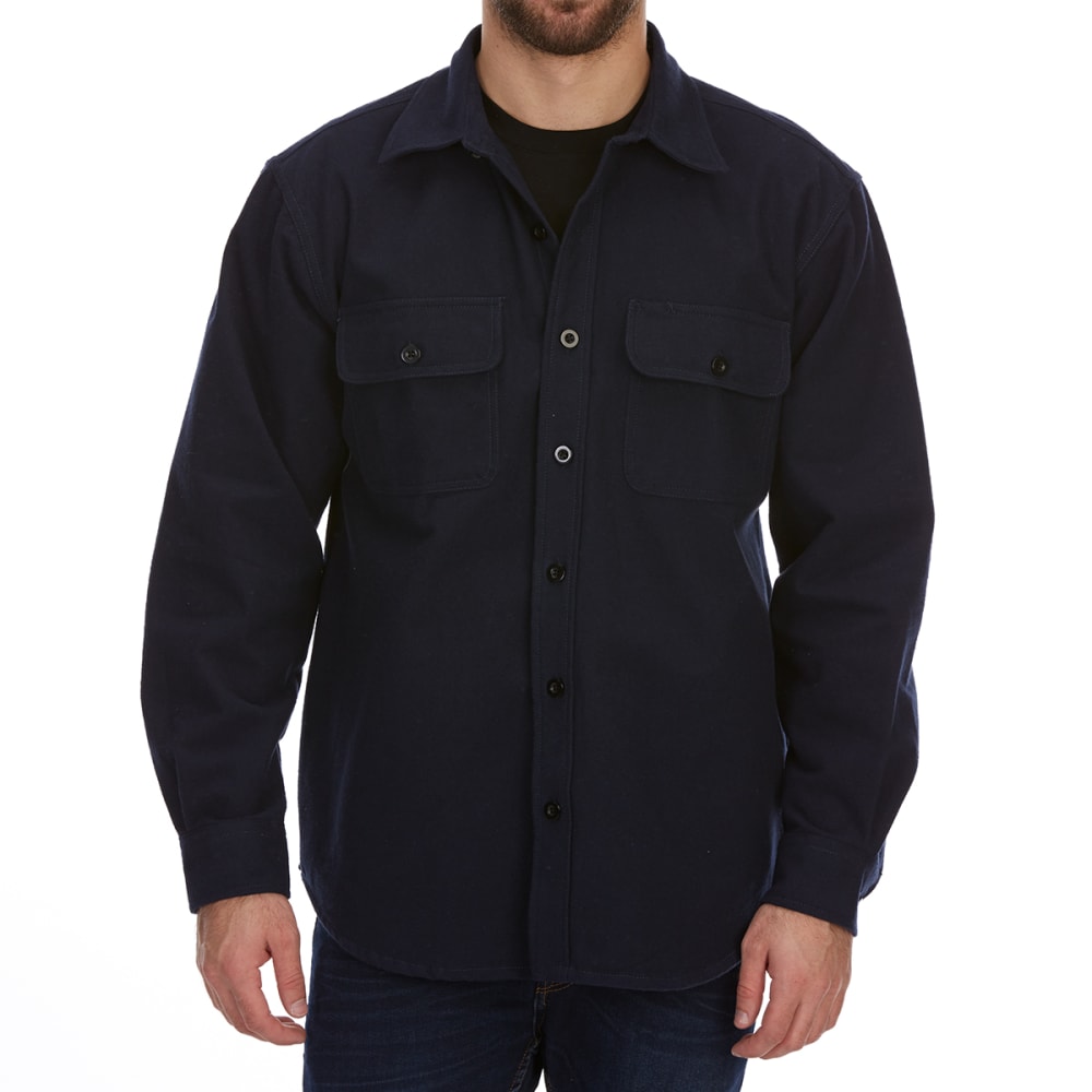 DUNLOP Men's Solid Chamois Long-Sleeve Shirt - Bob’s Stores