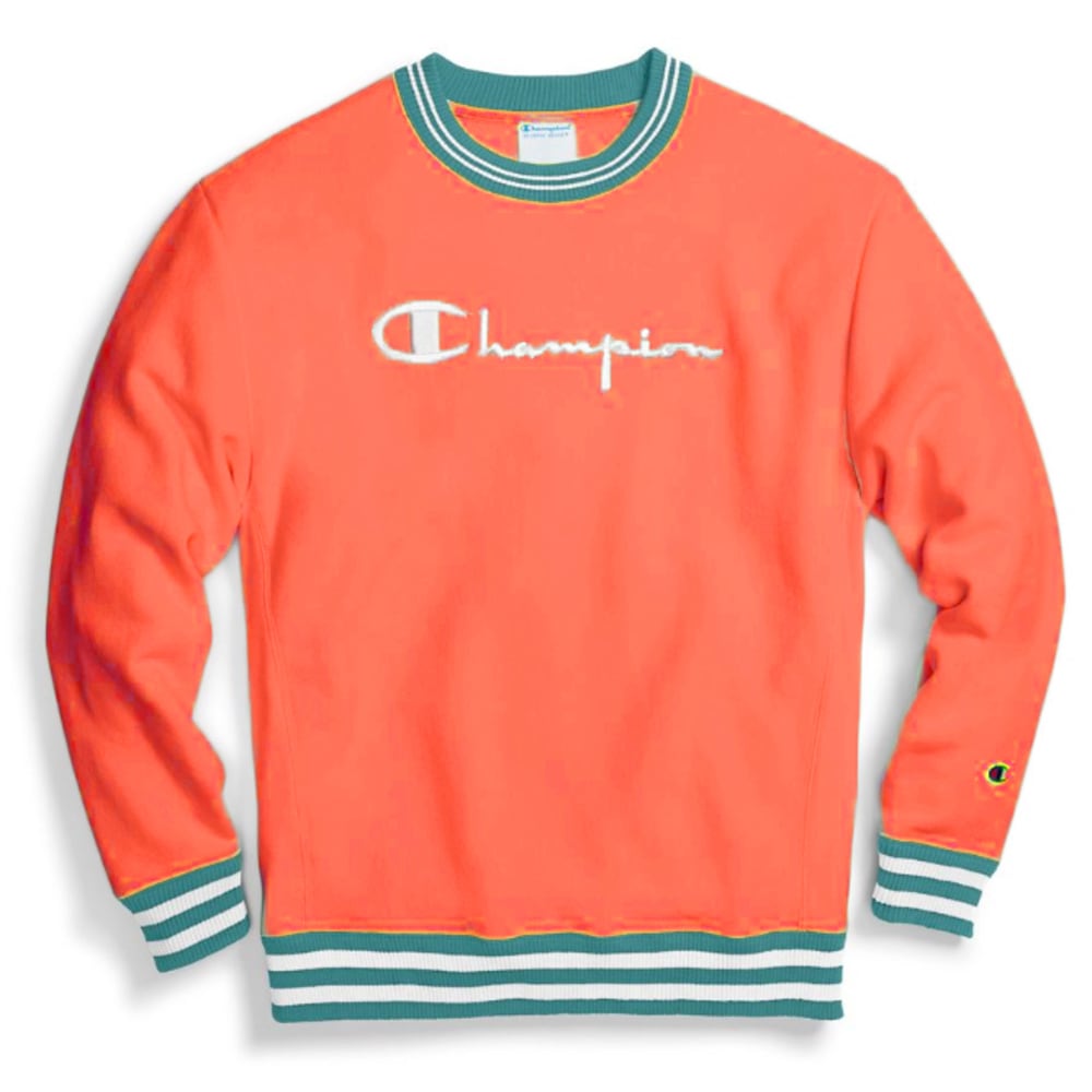 CHAMPION Men's Reverse Weave Crew Neck Pullover Sweatshirt L