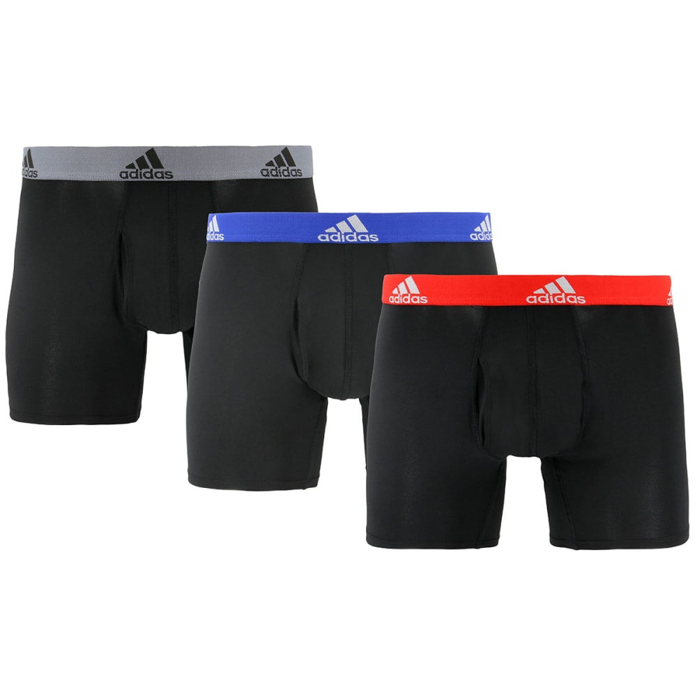 ADIDAS Men's Climalite Boxers, 3-Pack S