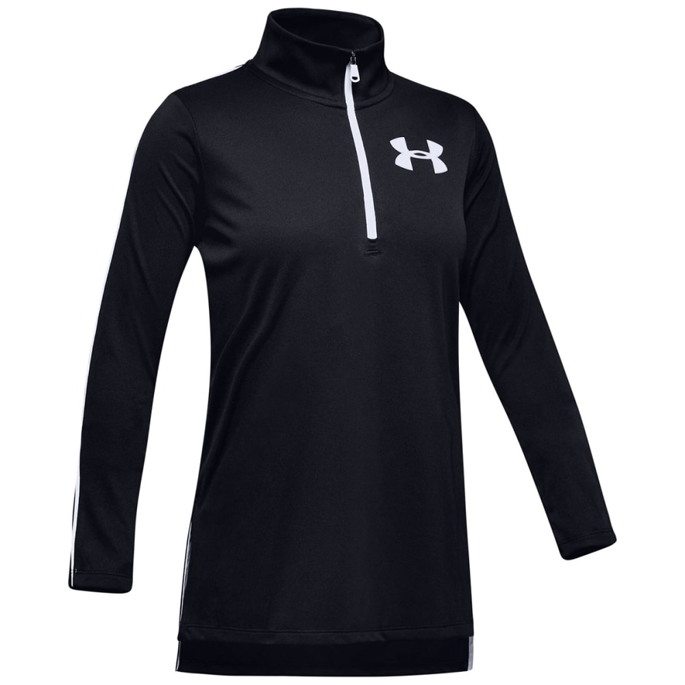 UNDER ARMOUR Girls' Tech 1/2 Zip Long-Sleeve Top S