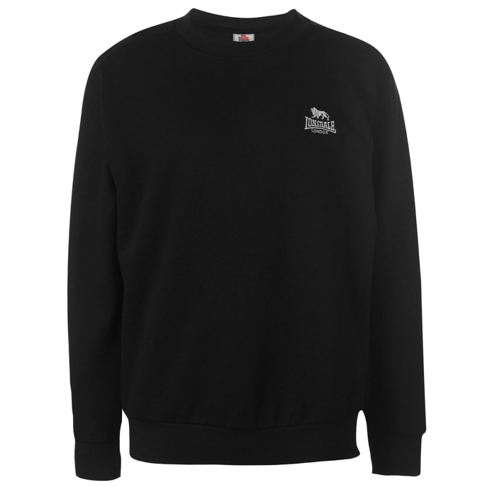 LONSDALE Men's Fleece Crew Long-Sleeve Pullover S