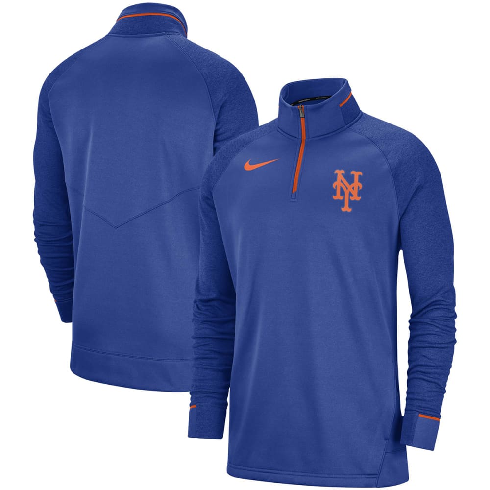 NEW YORK METS Men's Royal Elite 1/4-Zip Pullover Jacket - Bob’s Stores