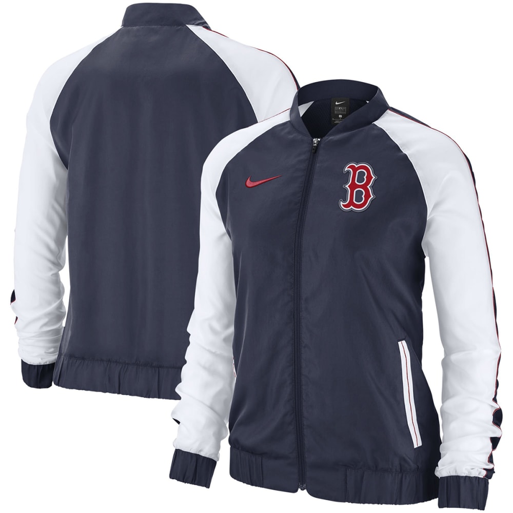 BOSTON RED SOX Women's Varsity Full-Zip Jacket L
