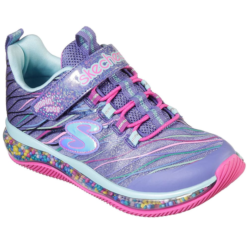 SKECHERS Little Girls' Jumpin' Dots Sneakers 1
