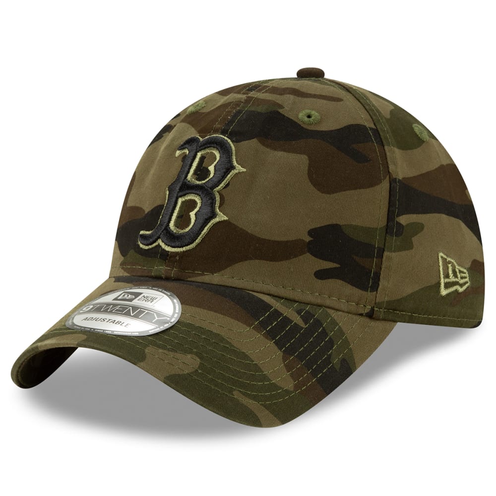BOSTON RED SOX Men's New Era Camo Adjustable Hat ONE SIZE
