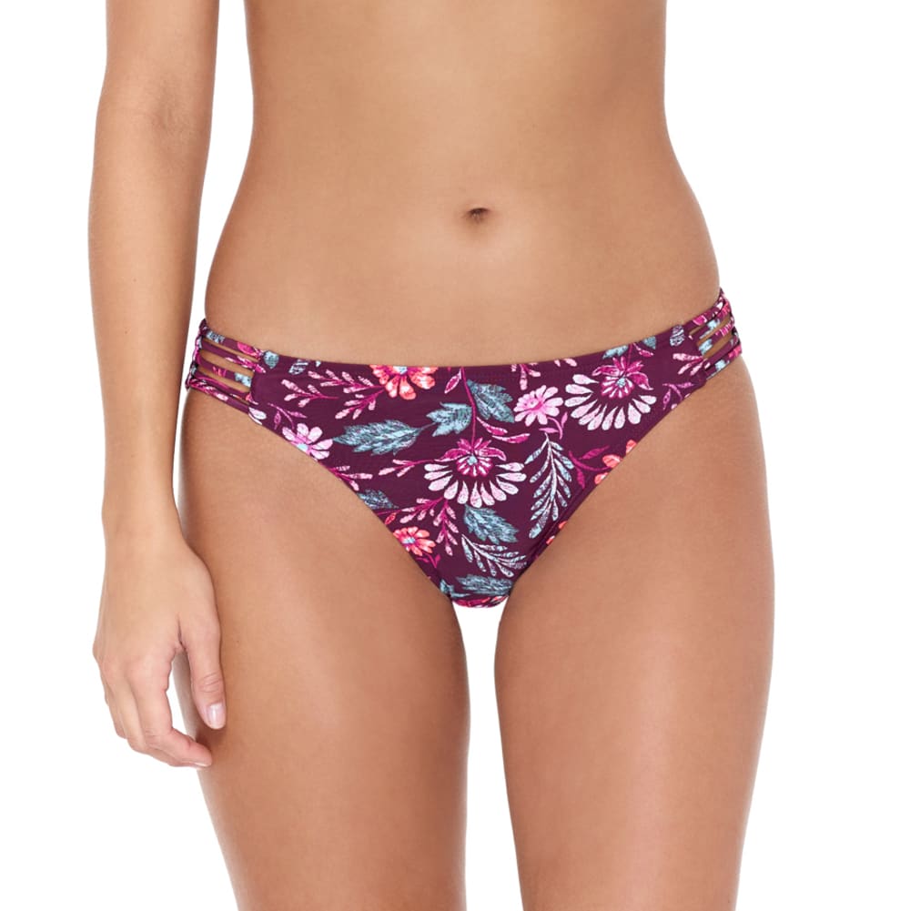 HOT WATER Juniors' Garden Blooms Hipster Swim Bottom XL
