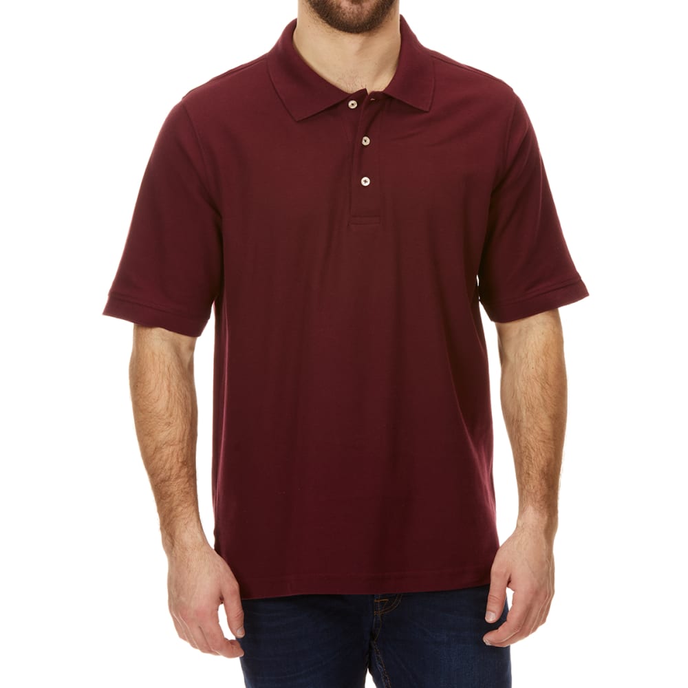 BCC KHAKI Men's Short-Sleeve Pique Polo M