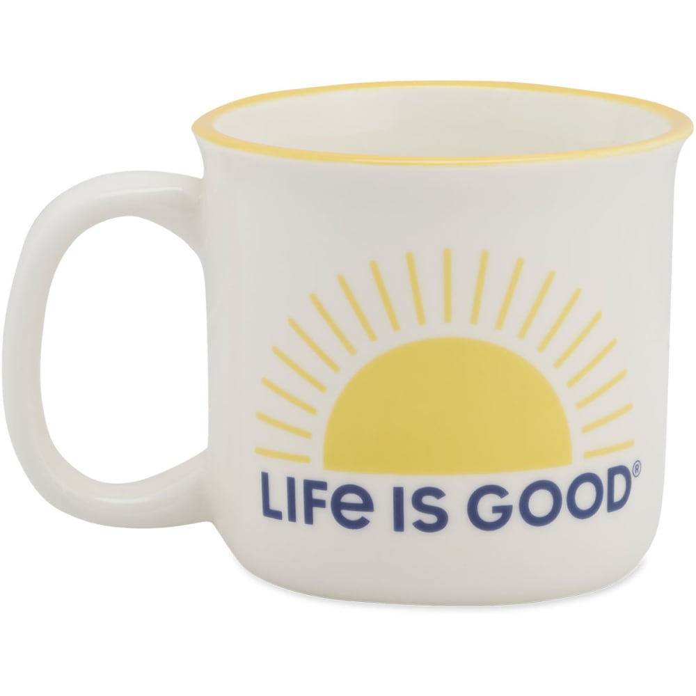 LIFE IS GOOD Sunrise Happy Camper Mug - Bob’s Stores