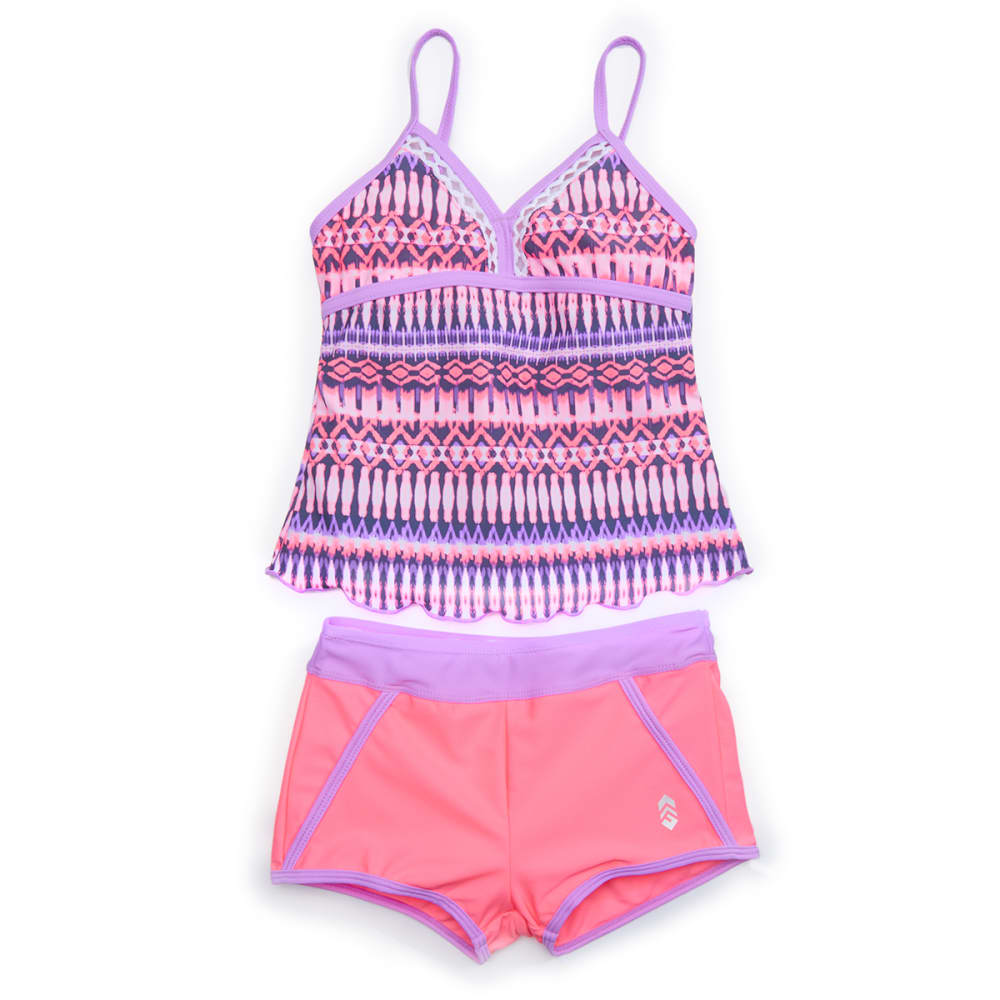 FREE COUNTRY Girls' 2-Piece Boho Tankini Swim Set - Bob’s Stores