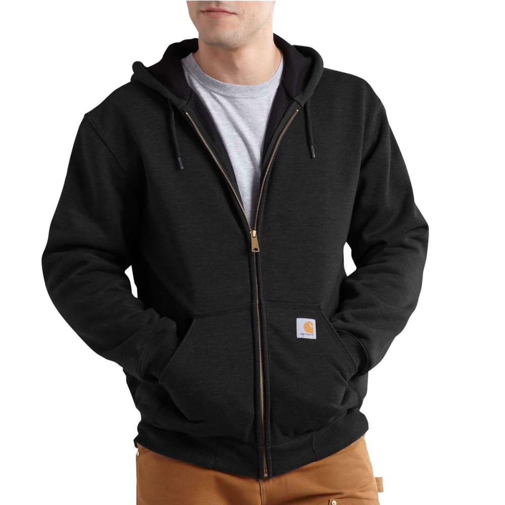 CARHARTT Men's Rain Defender Rutland Hooded Zip-Front Sweatshirt, Extended Sizes LT