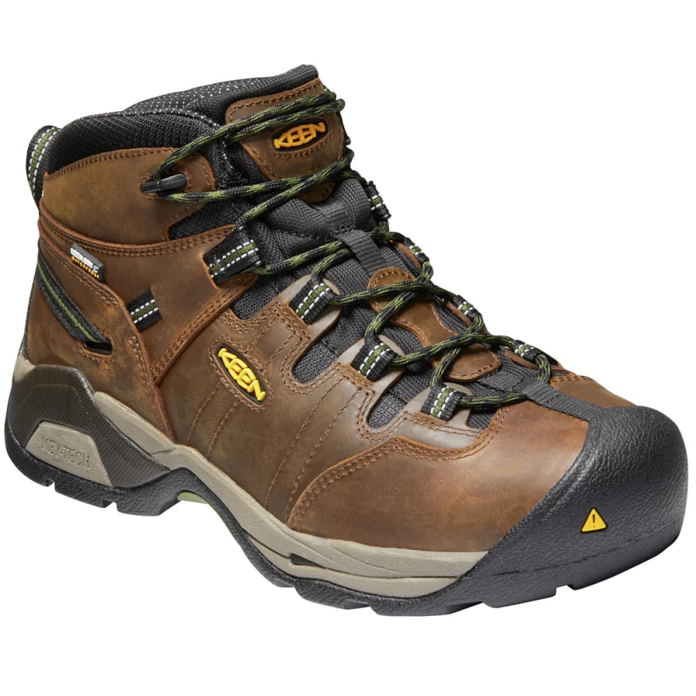 KEEN Men's Detroit XT Mid Steel Toe Waterproof Work Boots 8