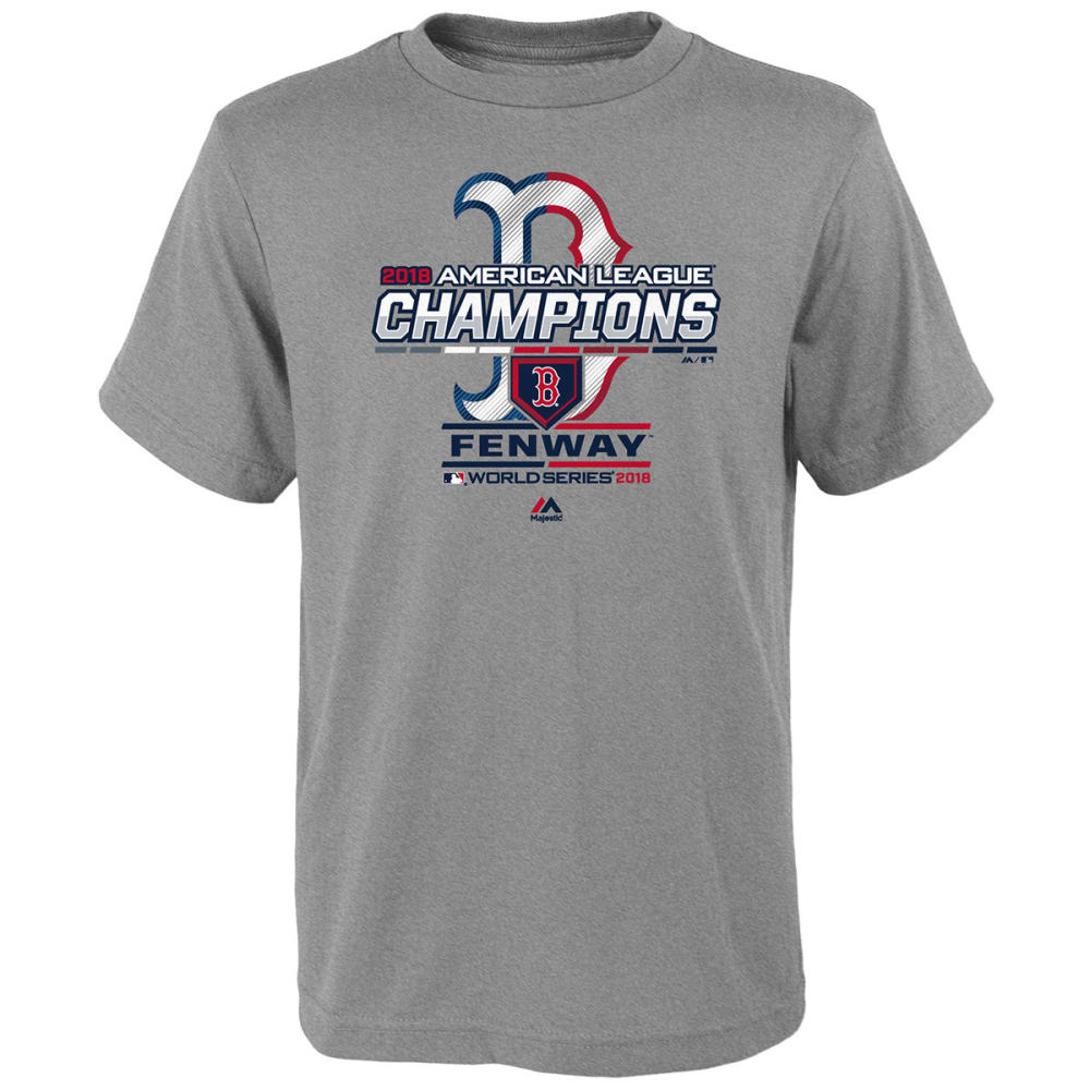 BOSTON RED SOX Kids' 2018 ALCS Champions Locker Room Short-Sleeve Tee M