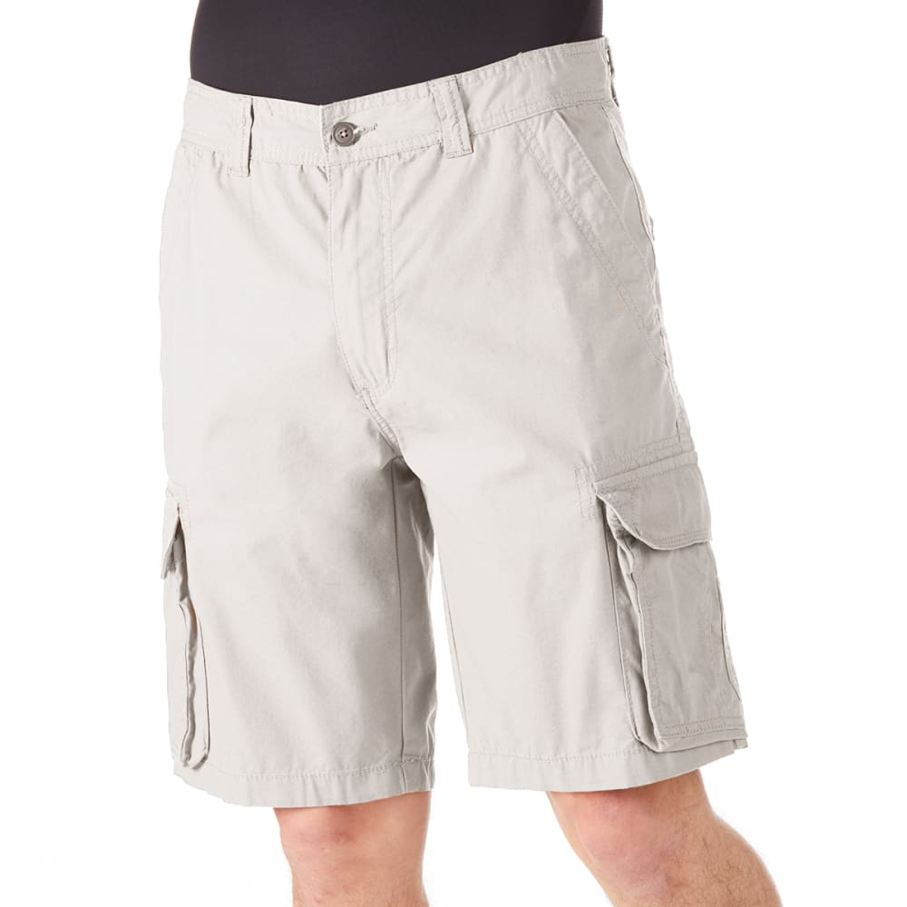 RUGGED TRAILS Men's Canvas Cargo Shorts 32