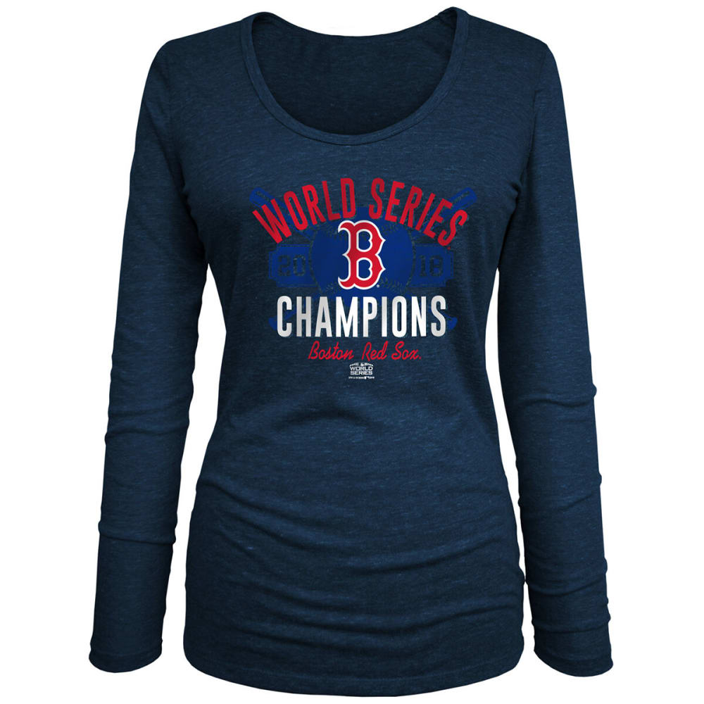 BOSTON RED SOX Women's 2018 World Series Champions Long-Sleeve Tee M