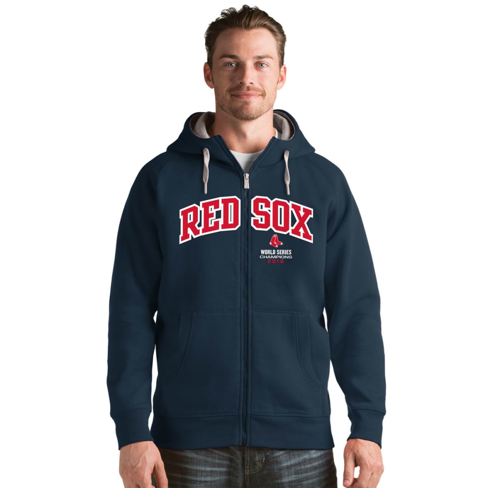 BOSTON RED SOX Men's 2018 World Series Champions Victory Full-Zip Hoodie M
