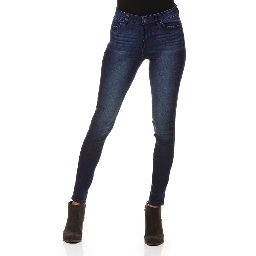 BLUE SPICE Juniors' High Rise Rolled Ankle Jeans 0