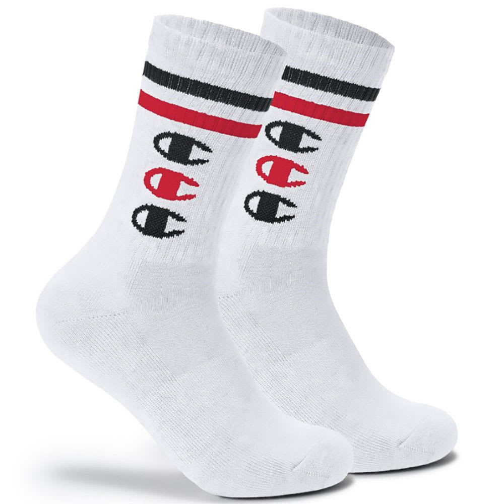 CHAMPION Men's Repeat C Crew Socks 10-13