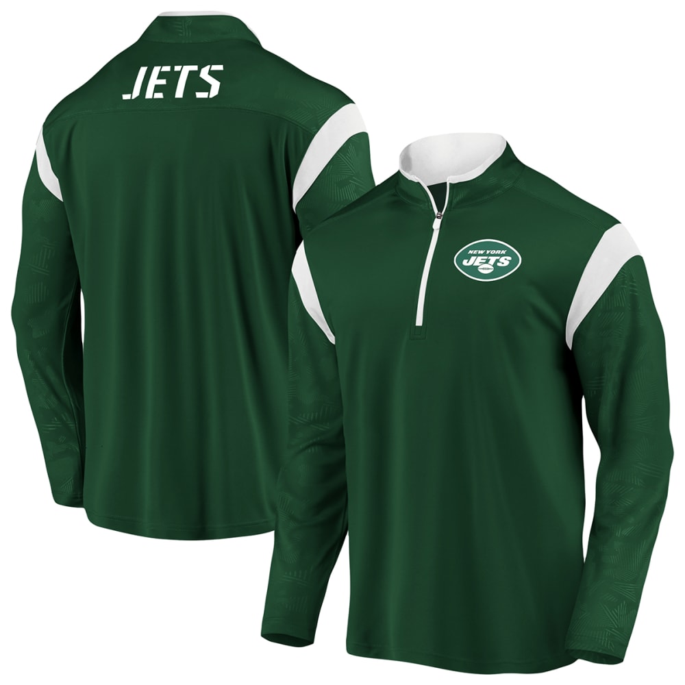 NEW YORK JETS Men's Defender Mission 1/4-Zip Pullover M