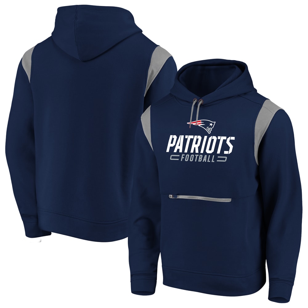 NEW ENGLAND PATRIOTS Men's Overdrive Pullover Hoodie M
