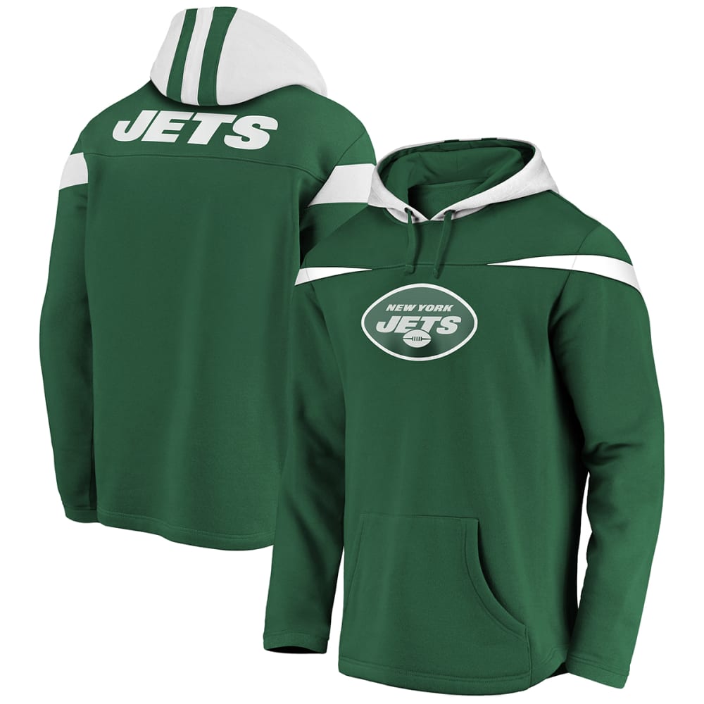 NEW YORK JETS Men's Red Zone Pullover Hoodie M