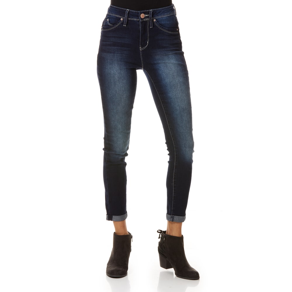 YMI Juniors' Denim Luxe Lift Rolled Cuff Jeans - Bob’s Stores