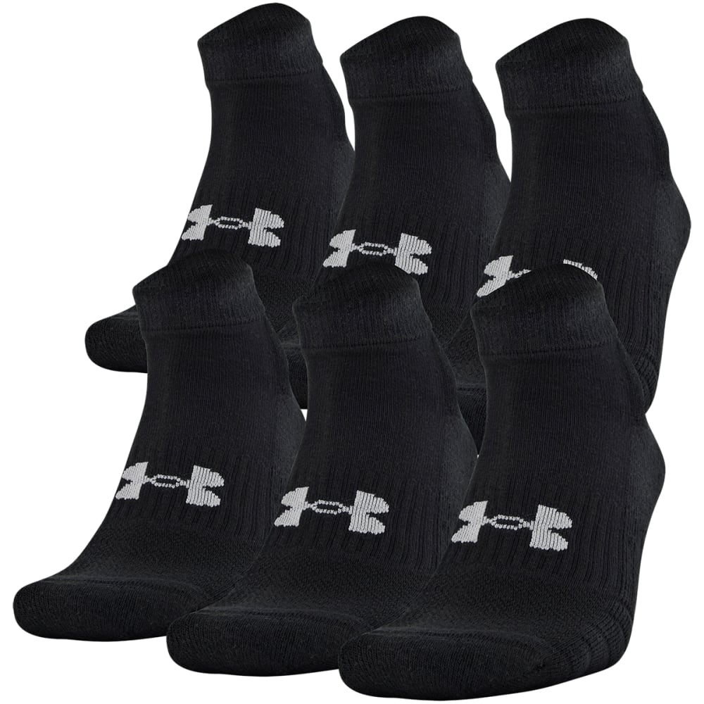 UNDER ARMOUR Men's Charged Cotton Quarter Length Socks, Pack of 6 - Bob ...